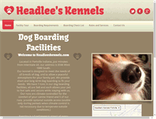 Tablet Screenshot of headleeskennels.com